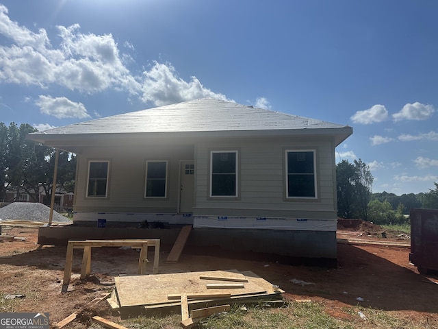 2751 Paoli St, Comer, GA 30629 - rear view of property featuring crawl space