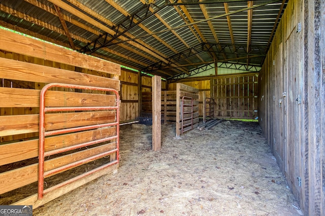 view of stable