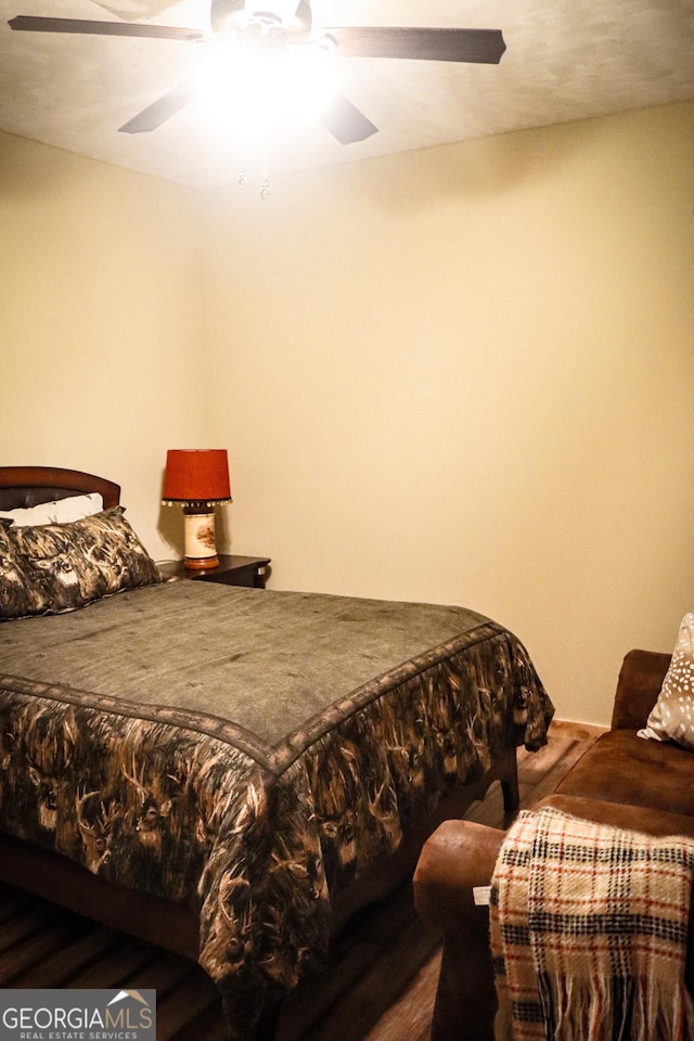 5524 Hooker Branch Rd, Millen, GA 30442 - bedroom with ceiling fan