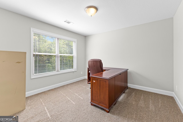 517 Lago Ct, Lagrange, GA 30241 - carpeted office space featuring visible vents and baseboards