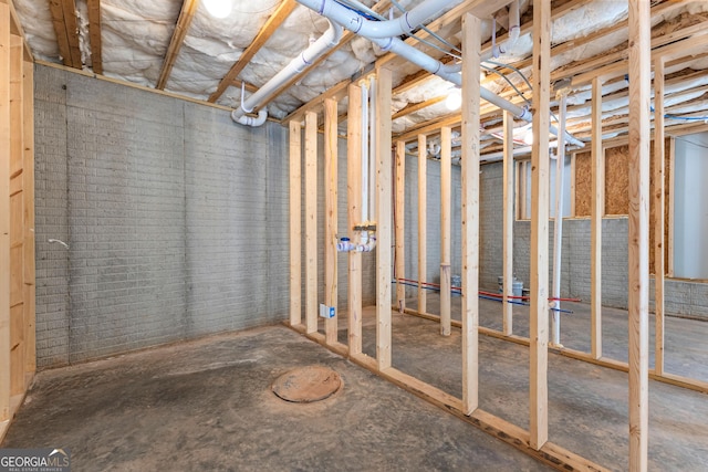 517 Lago Ct, Lagrange, GA 30241 - view of unfinished below grade area