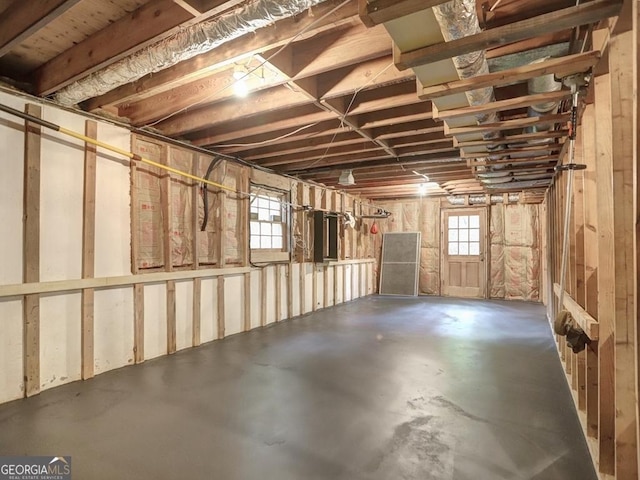 view of basement