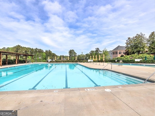 view of community pool