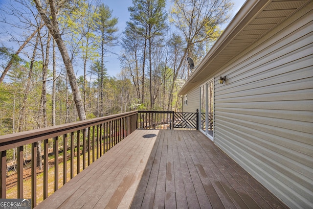 499 Old Deer Path Way, Cleveland, GA 30528 - view of wooden deck