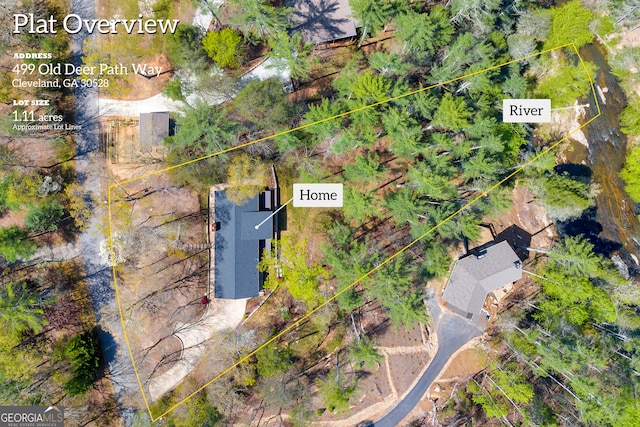 499 Old Deer Path Way, Cleveland, GA 30528 - map