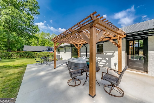 17 Spring Cir, Watkinsville, GA 30677 - view of patio featuring a pergola