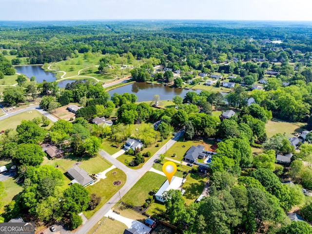 17 Spring Cir, Watkinsville, GA 30677 - drone / aerial view of a large body of water and a forest