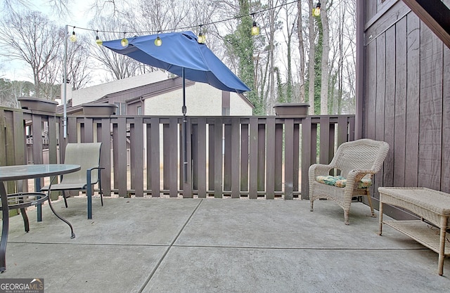view of patio