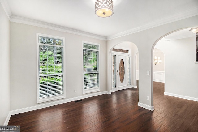 1085 Crown River Pkwy, Mcdonough, GA 30252 - colonial-style house with fence, a front lawn, and brick siding