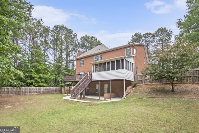 1085 Crown River Pkwy, Mcdonough, GA 30252 - wooden terrace with fence