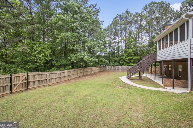 1085 Crown River Pkwy, Mcdonough, GA 30252 - wooden terrace featuring a sunroom