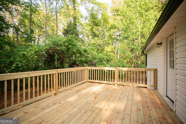216 Howard Rd, Barnesville, GA 30204 - view of wooden deck
