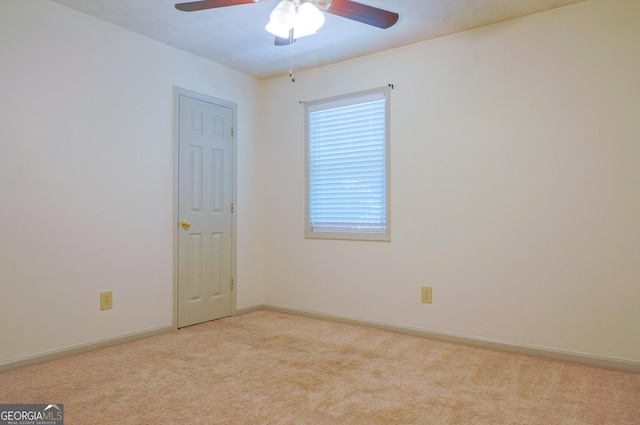 1166 Memory Ln, Lawrenceville, GA 30044 - spare room with a ceiling fan, carpet, and baseboards