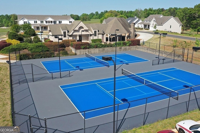 130 Magnolia Pl, Homer, GA 30547 - view of tennis court featuring a residential view