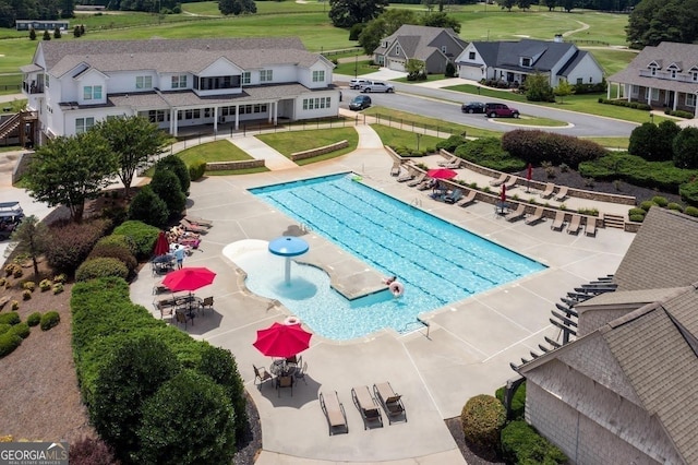 130 Magnolia Pl, Homer, GA 30547 - community pool with a patio