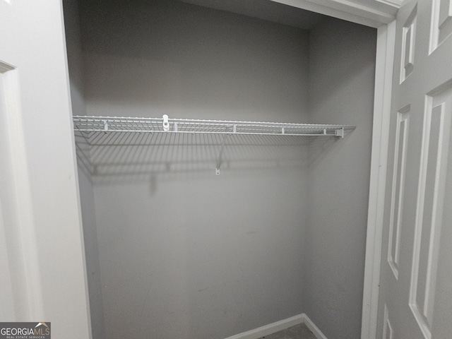 view of closet