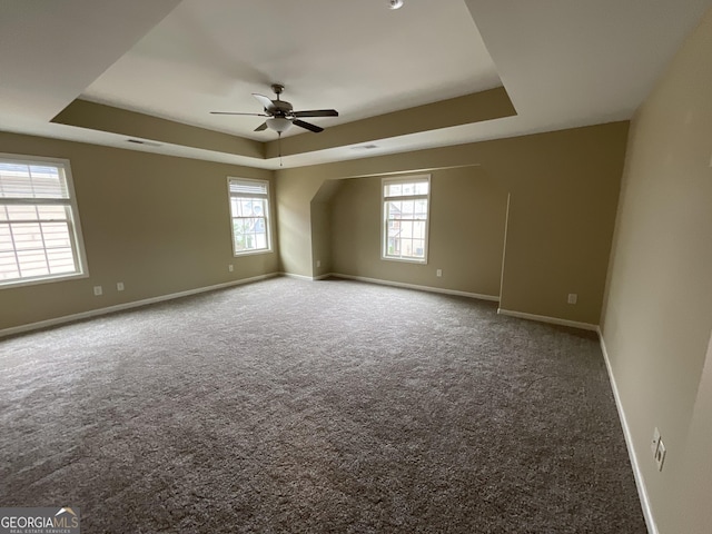 2 Hillshire Dr, Newnan, GA 30263 - additional living space featuring carpet flooring, visible vents, baseboards, and ceiling fan