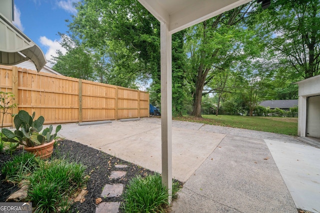 26 Walker St, Cartersville, GA 30120 - view of patio / terrace with fence