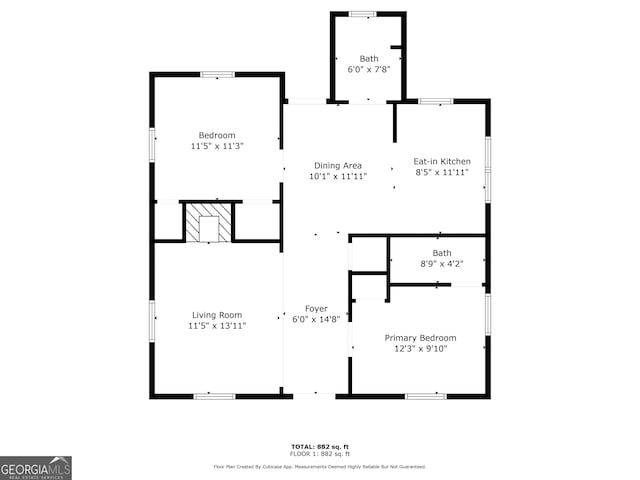 26 Walker St, Cartersville, GA 30120 - plan