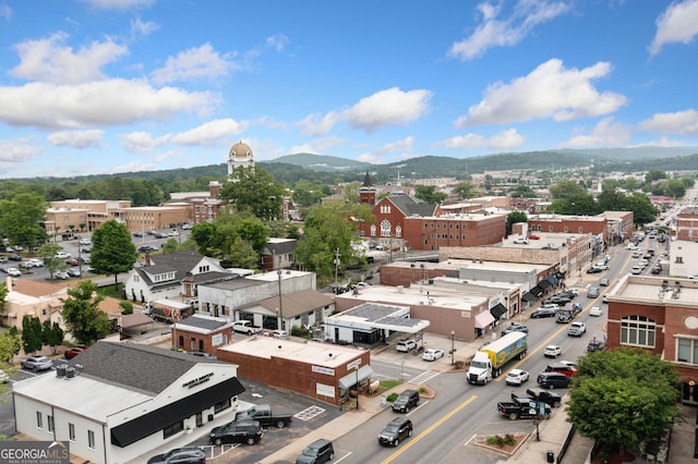 26 Walker St, Cartersville, GA 30120 - bird's eye view featuring a mountain view