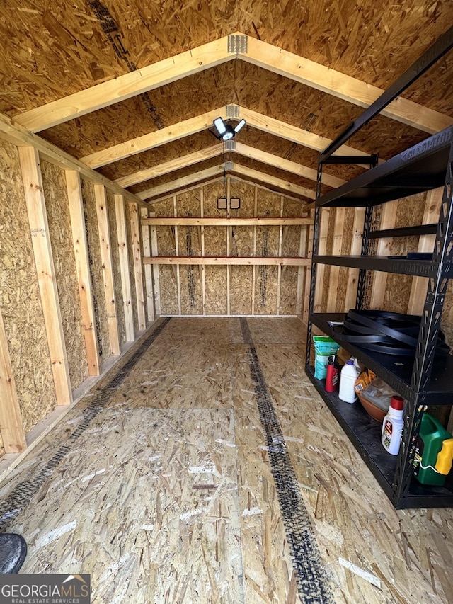 view of storage