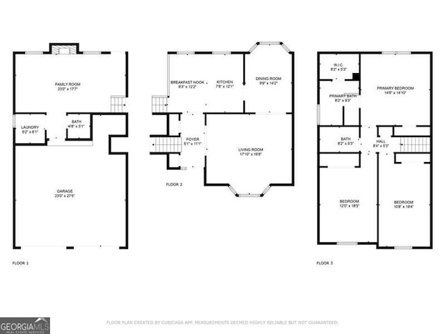 831 Kendall Park Dr, Winder, GA 30680 - floor plan / room layout