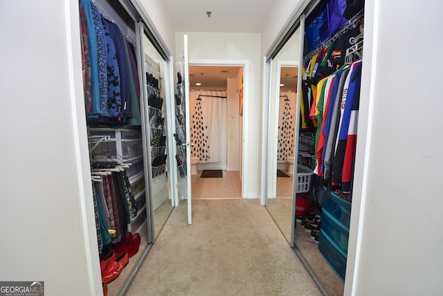 361 17th St NW Unit 1107, Atlanta, GA 30363 - spacious closet featuring carpet floors