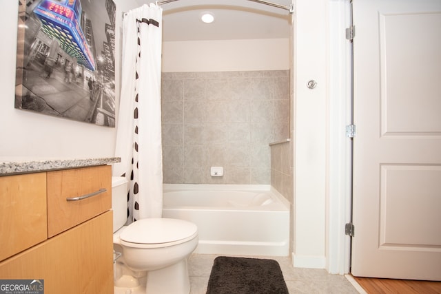361 17th St NW Unit 1107, Atlanta, GA 30363 - full bath featuring shower / bath combo and tile patterned floors