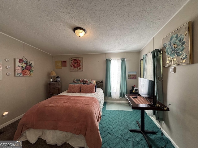 63 Breezewood Dr, Hampton, GA 30228 - carpeted bedroom with a textured ceiling and baseboards