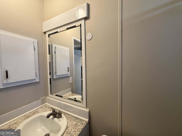 63 Breezewood Dr, Hampton, GA 30228 - half bathroom with vanity
