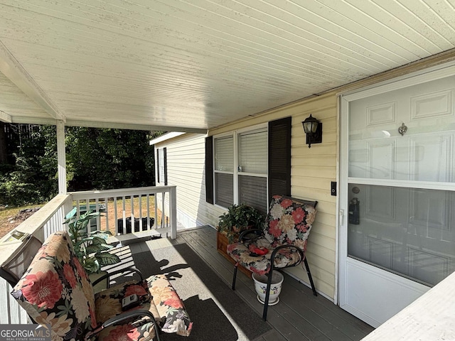 63 Breezewood Dr, Hampton, GA 30228 - view of wooden porch