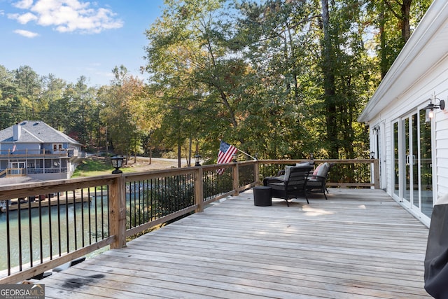 10005 Lakeview Pkwy, Villa Rica, GA 30180 - view of deck