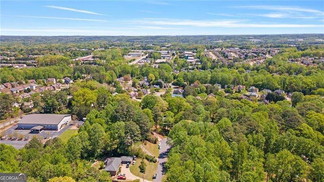 255 White Pines Dr, Alpharetta, GA 30004 - bird's eye view featuring a forest view