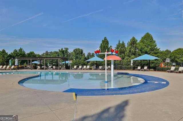 view of community pool