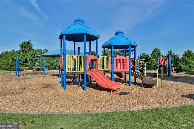 view of communal playground