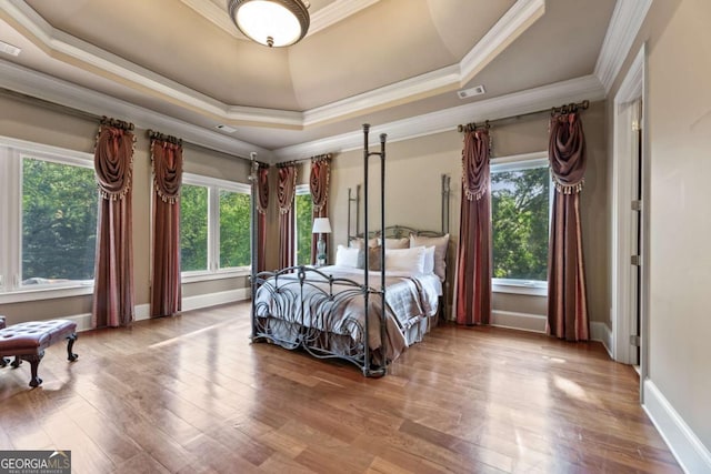 720 Heards Ferry Rd, Atlanta, GA 30328 - bedroom with ornamental molding, multiple windows, and visible vents