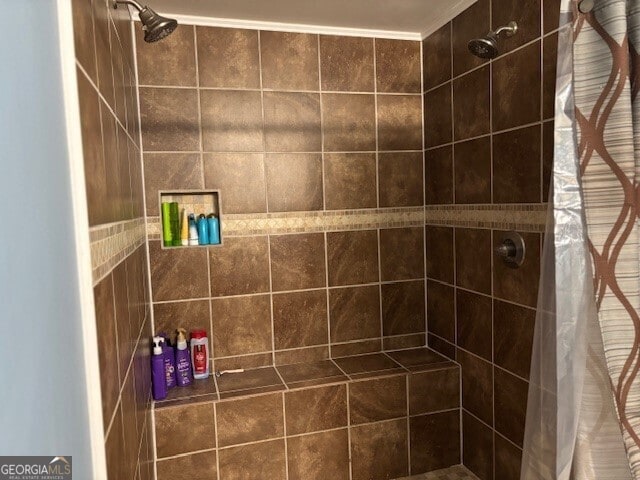 266 W Troutman Rd NE, Rome, GA 30165 - bathroom with a tile shower