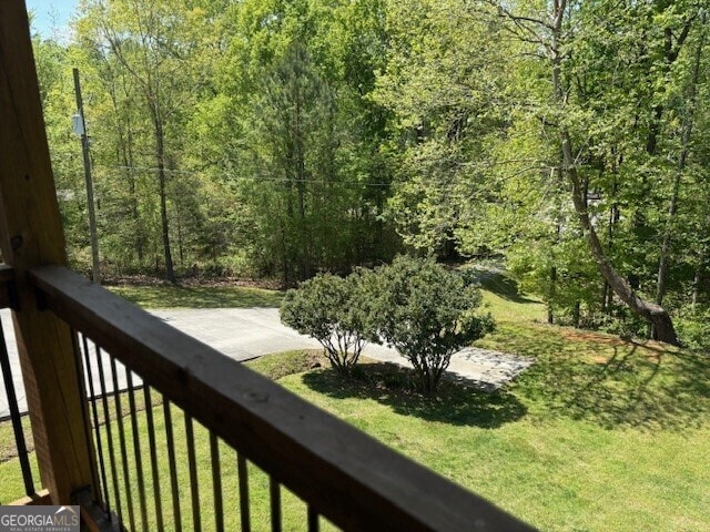 266 W Troutman Rd NE, Rome, GA 30165 - balcony with a wooded view