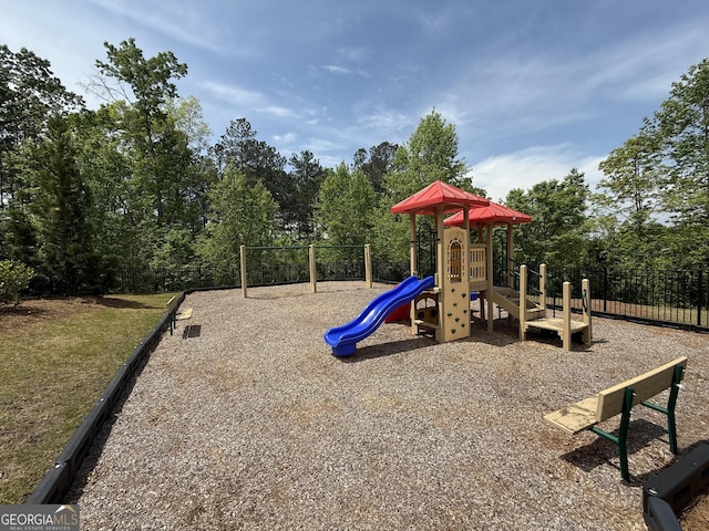 community playground featuring fence