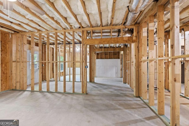 930 Riverside Rd, Roswell, GA 30075 - miscellaneous room featuring concrete flooring