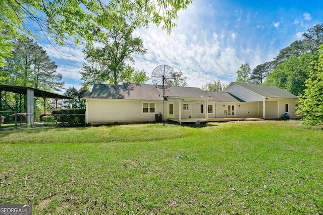 1170 Moseley Rd, Stockbridge, GA 30281 - back of property featuring a yard