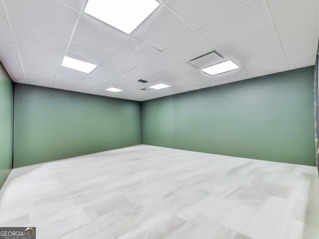410 Whiskey Still Dr, Cleveland, GA 30528 - interior space with a drop ceiling and visible vents