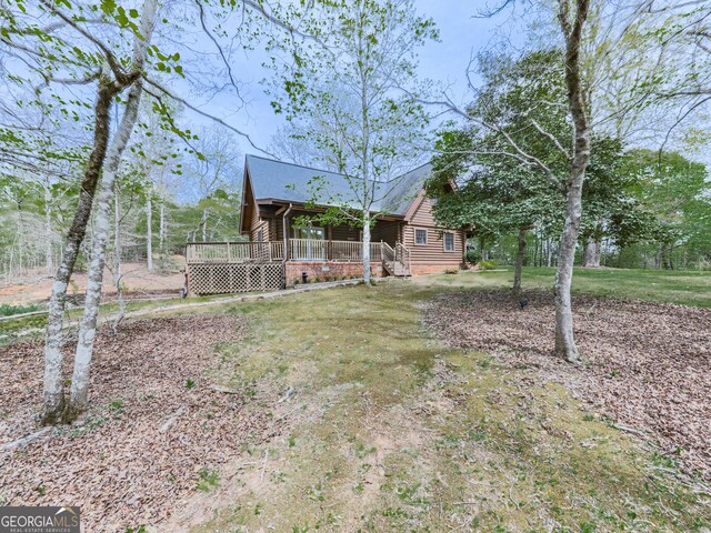 410 Whiskey Still Dr, Cleveland, GA 30528 - view of yard