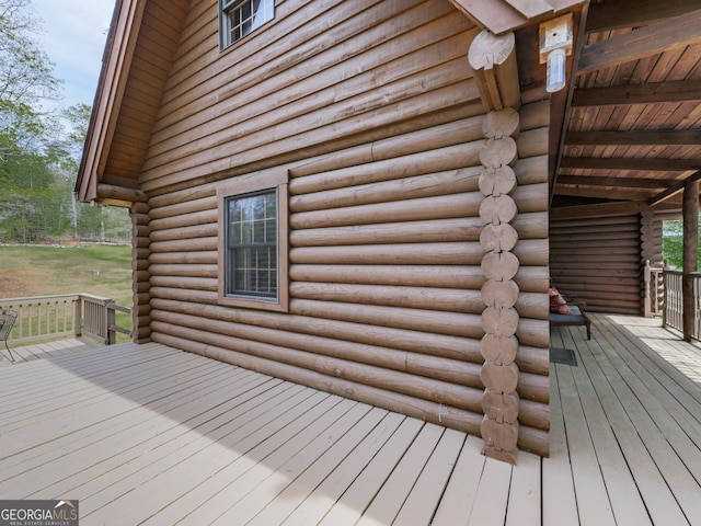 410 Whiskey Still Dr, Cleveland, GA 30528 - view of deck