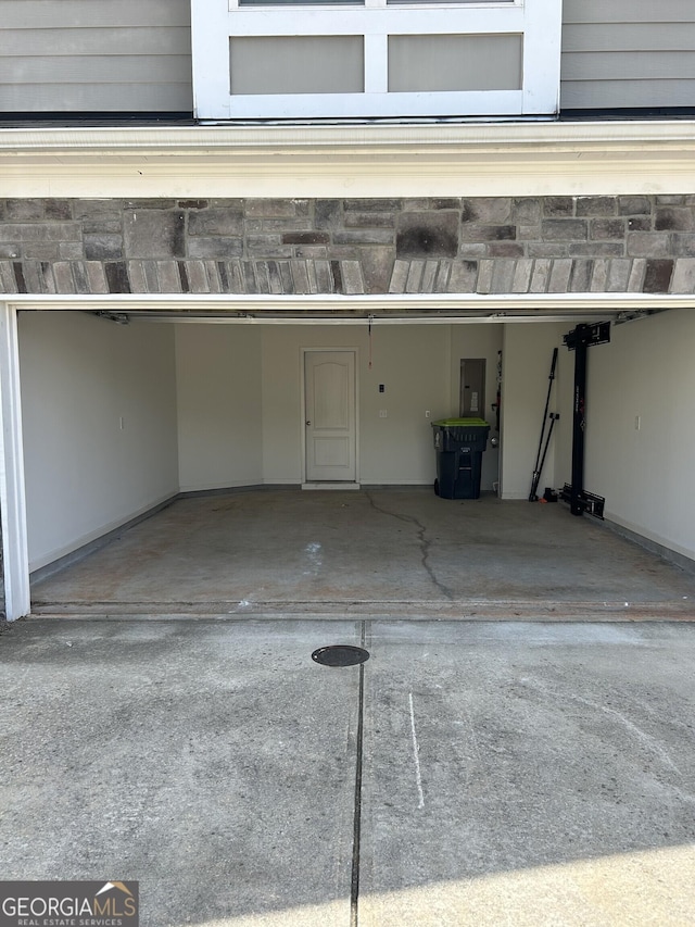 3908 Augustine Pl, Rex, GA 30273 - garage featuring driveway and electric panel