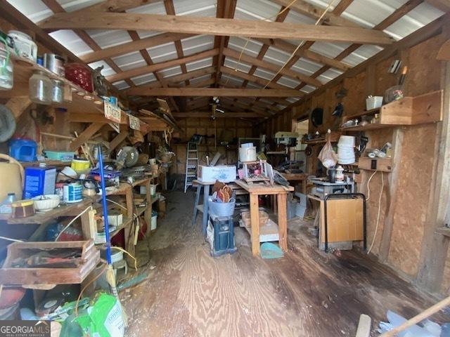 view of storage room
