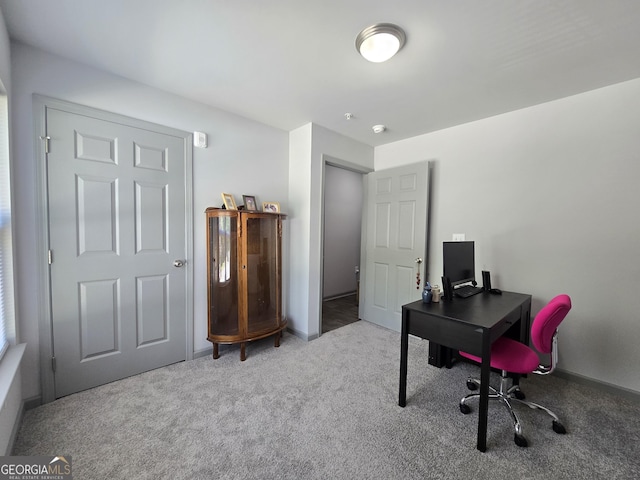3202 Fairington Village Dr, Lithonia, GA 30038 - office area featuring baseboards and carpet flooring