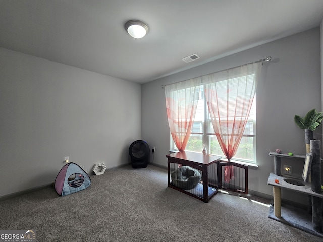 3202 Fairington Village Dr, Lithonia, GA 30038 - misc room with carpet floors, visible vents, and baseboards