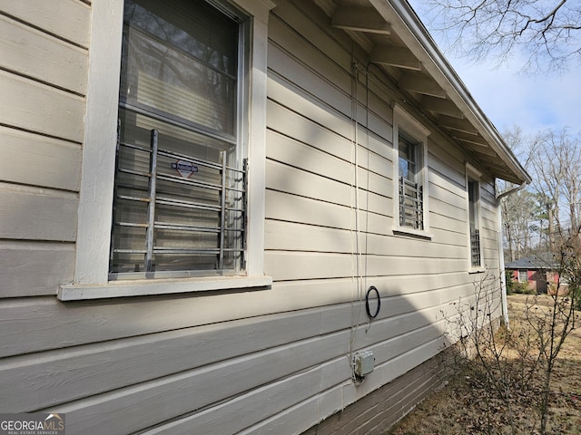 view of side of home