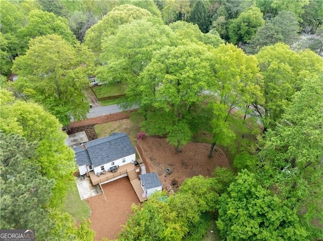 2086 Harold Ave SE, Smyrna, GA 30080 - view of subject property with a heavily wooded area
